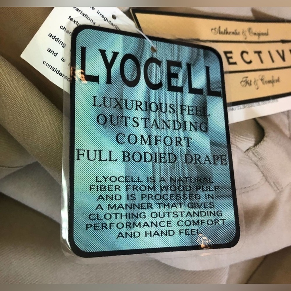 VTG Vintage Directives Lyocell Boho Tan Jumper Dress Utility Overalls Maxi XL - Picture 4 of 15